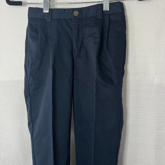 Chaps NWT - Boys - Approved School Wear Pants Navy Size 6 Regular - 057 - Picture 2 of 7